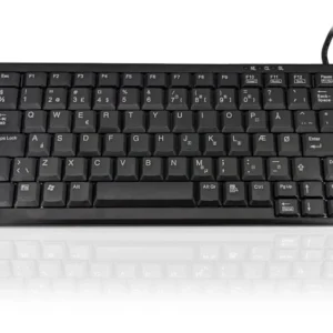 Accuratus K82A 15KV - Mini clavier USB à clé à ciseaux avec décharge d'air 15KV ESD