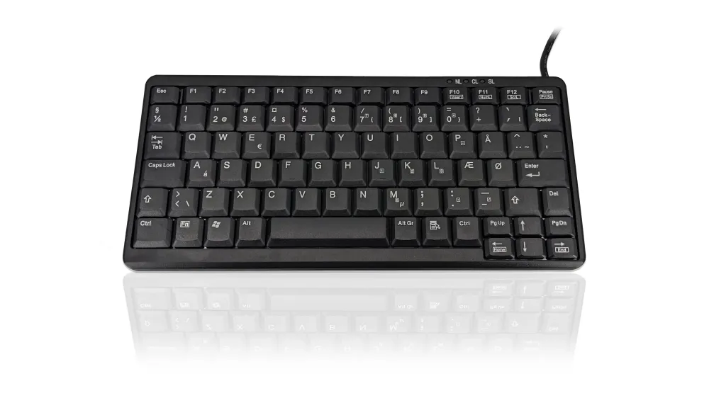 Accuratus K82A - Mini clavier à clé à ciseaux USB Premium - Anglais britannique