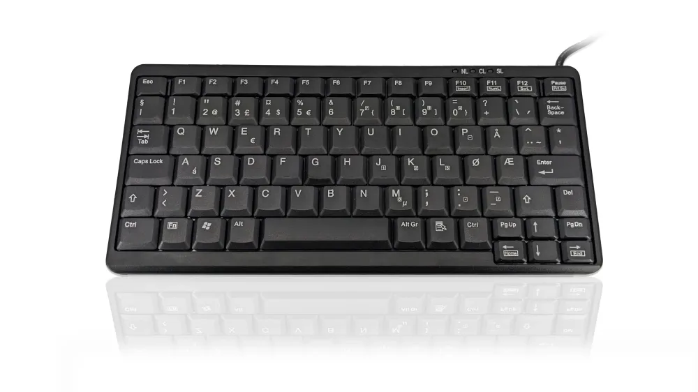 Accuratus K82A - Mini clavier à clé à ciseaux USB Premium - Anglais britannique
