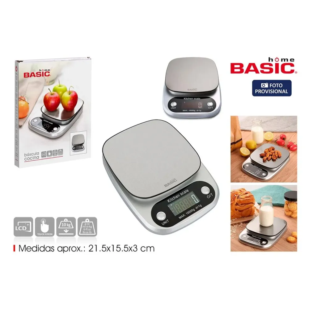 balance de cuisine numérique Basic Home 10 kg (12 Unités)