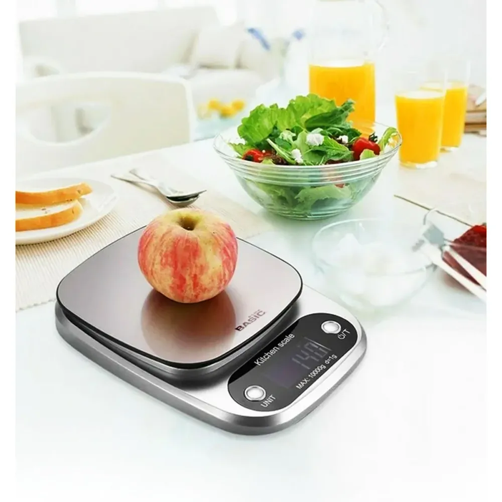 balance de cuisine numérique Basic Home 10 kg (12 Unités)