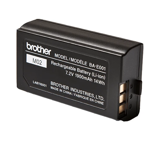 Batterie rechargeable pour étiqueteuse BA-E001 Brother - BAE001