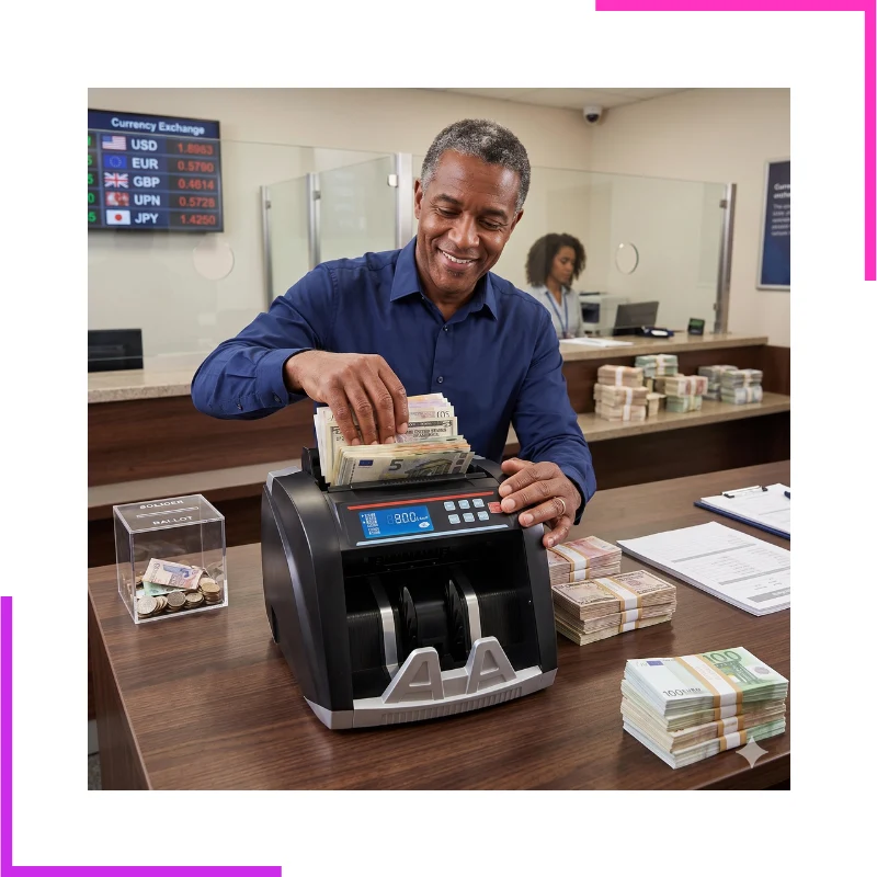 Compteuse de Billets 1 000 billets par min Bogui Store Tech