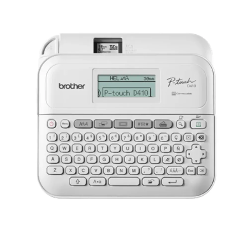 BROTHER PT-D410 Étiqueteuse Connectable et Performante pour la Maison et le Bureau (PTD410)
