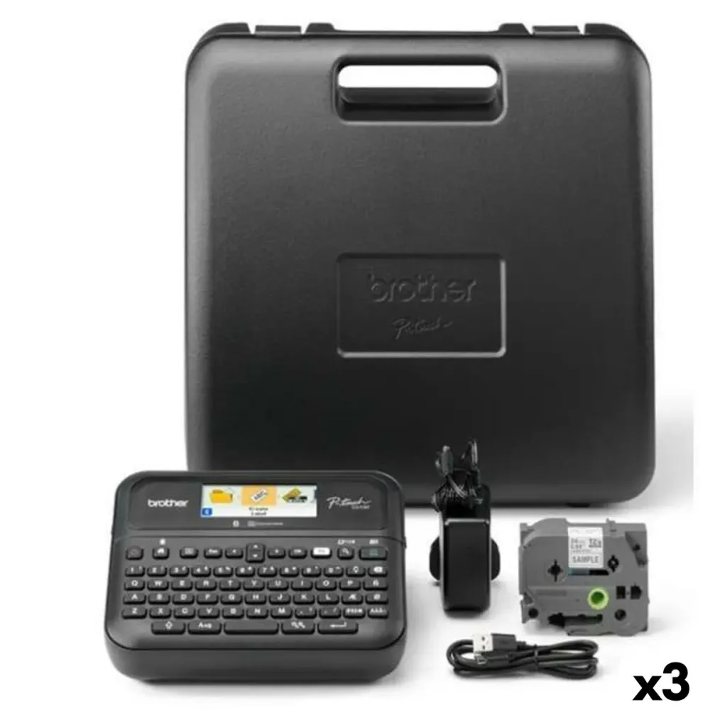 Etiqueteuse Electrique Brother PT-D610BVP Noir (3 Unités)