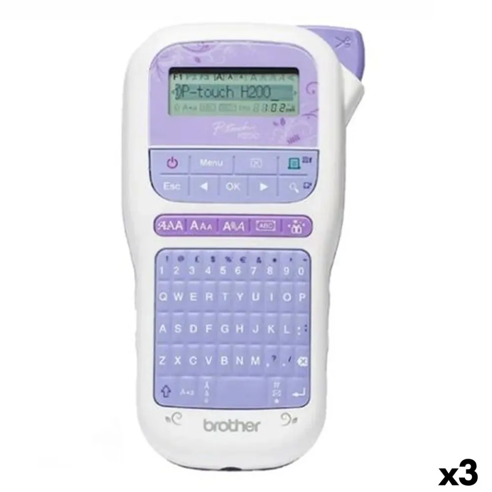 Etiqueteuse Electrique Brother PT-H200 Blanc (3 Unités)