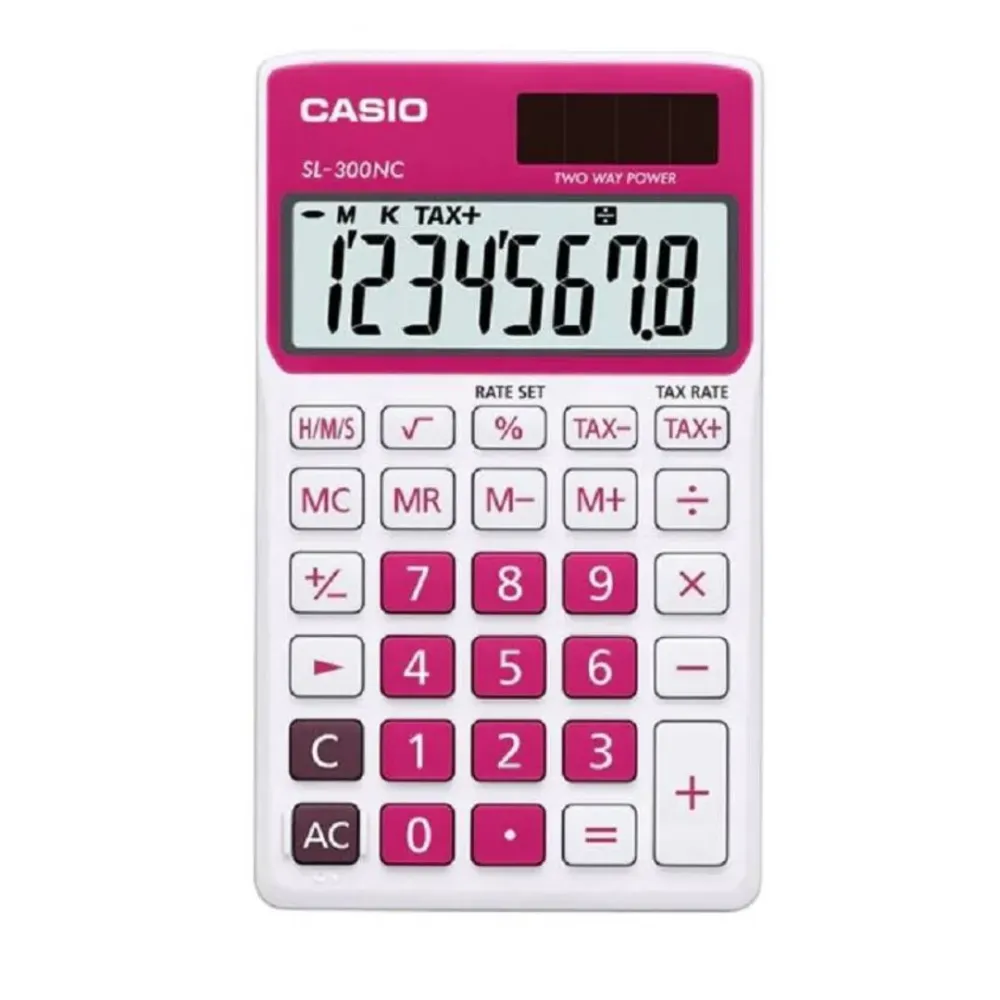 Calculadora CASIO Rojo SL-300NC-RD