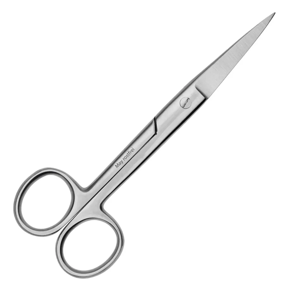 Ciseaux fins - Ciseaux polyvalents - Petit ciseau à lame droite - pointu/pointu - Longueur : 14,5 cm - Acier inoxydable