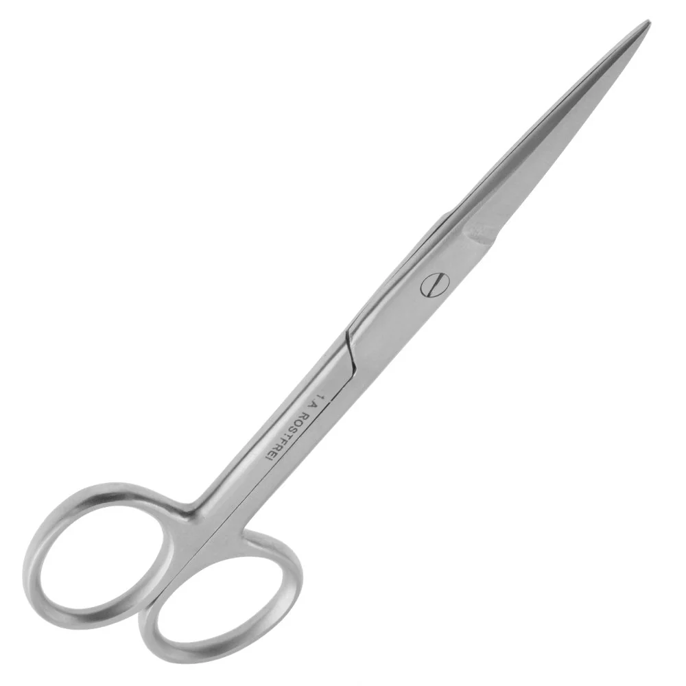Ciseaux fins - Ciseaux polyvalents - Petit ciseau à lame droite - pointu/pointu - Longueur : 14,5 cm - Acier inoxydable