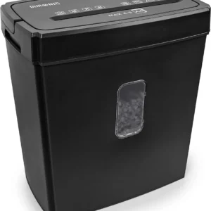 Duronic PS657 Destructeur de Documents 170W pour 5 Feuilles de Papier A4 | Coupe croisée | Réservoir de 15 L | Retour en a...