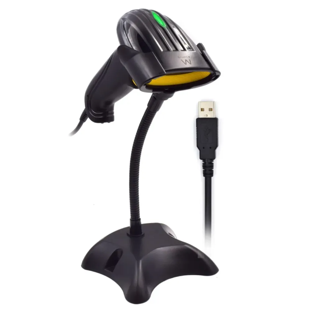 Lecteur de code barres avec support Ewent EW3400 LED USB