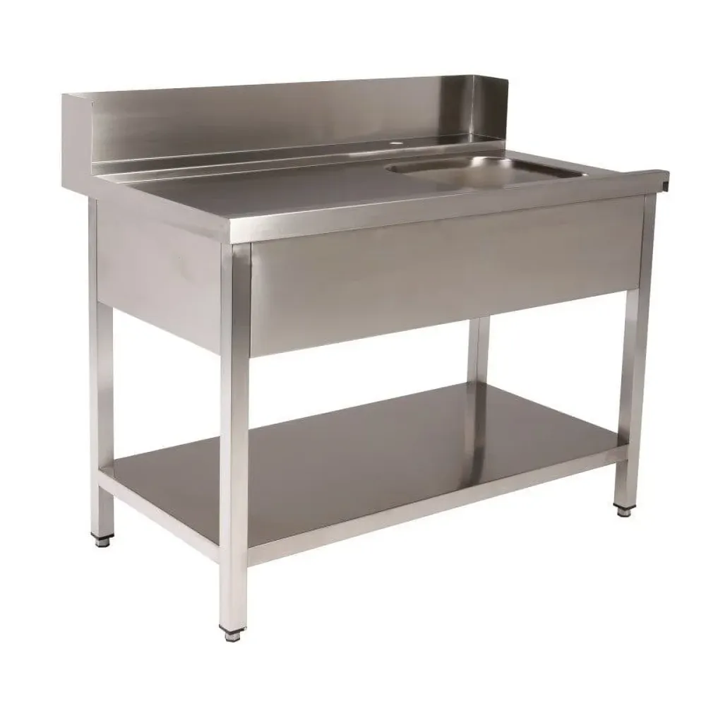 Table d’entrée PROFI 1800 x 700 à gauche pour modèles PROFI et ECO GastroHero