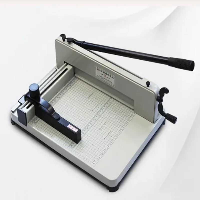 Heavy Duty A4 Size Manual Paper Cutter - Stack Guillotine 40mm Thickness Cutting Capacity Office & School Supplies