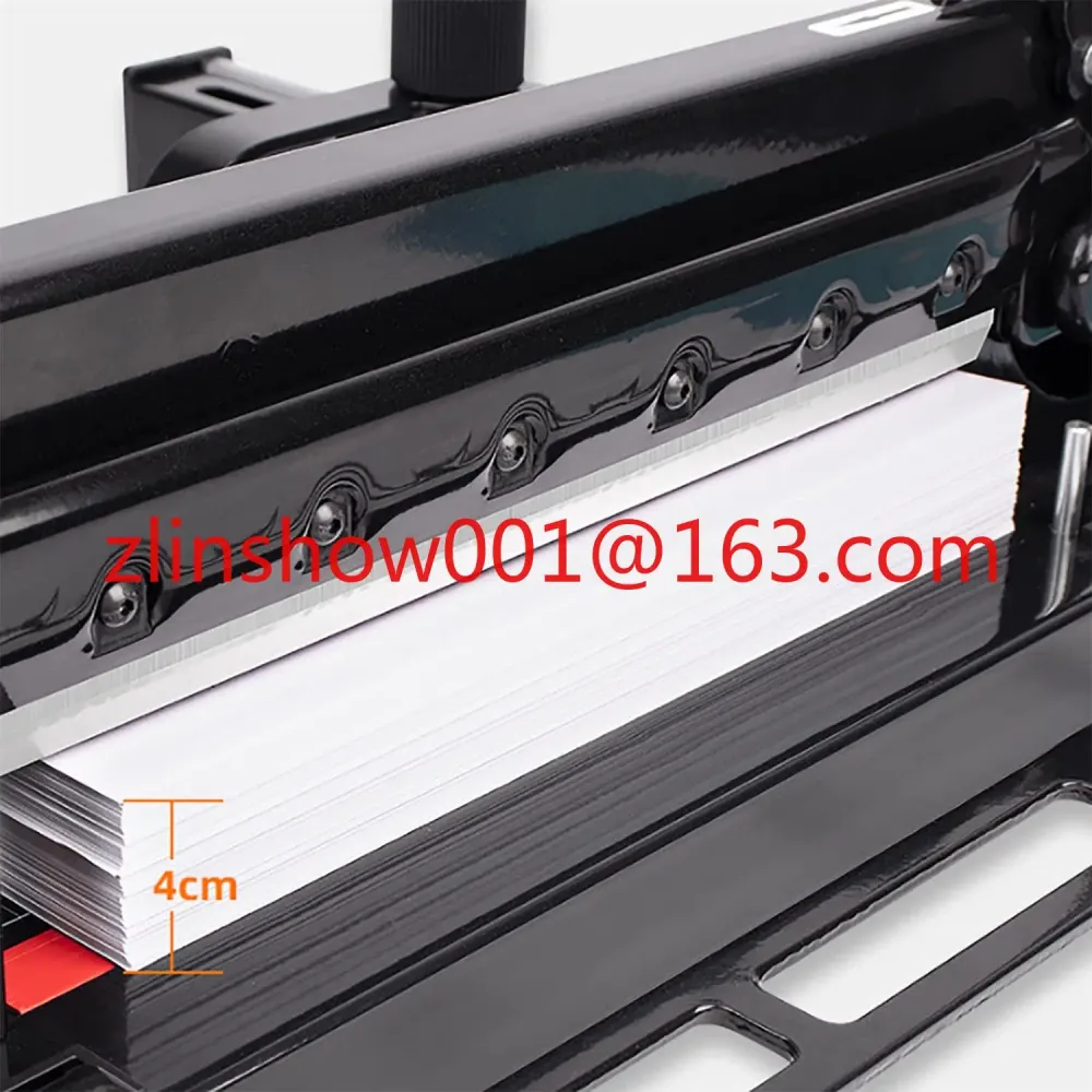 Heavy-Duty Manual A4 Guillotine Paper Cutter Machine 400-Sheet Cutting Capacity 858 Photo Graph Paper Trimmer