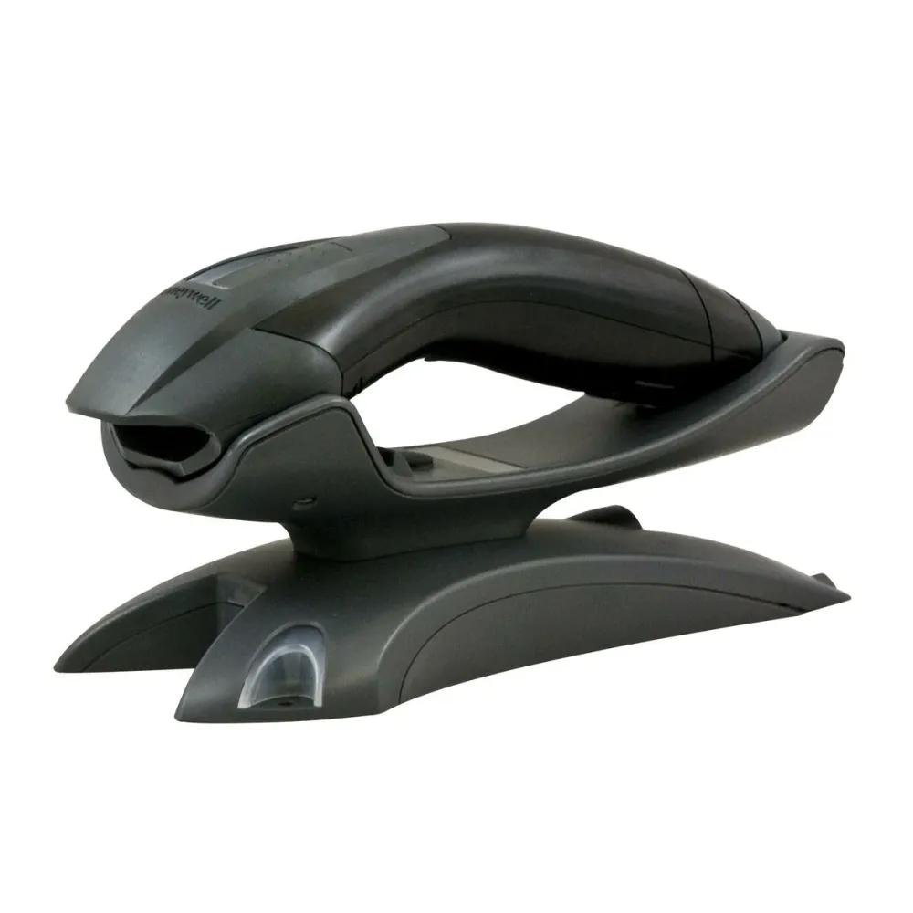 Lecteur de code barres avec support Honeywell Voyager 1202G