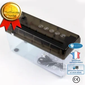 INN® antidérapant tampon en caoutchouc bureau USB déchiqueteuse de papier électrique petite A4 déchiqueteuse de papier cré...