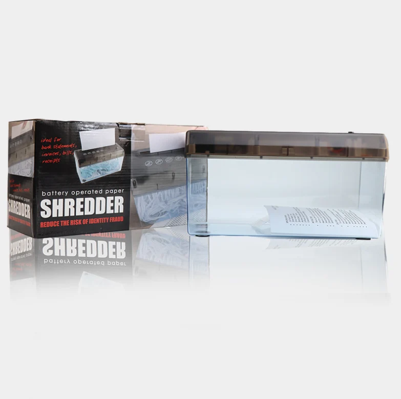 INN® antidérapant tampon en caoutchouc bureau USB déchiqueteuse de papier électrique petite A4 déchiqueteuse de papier cré...