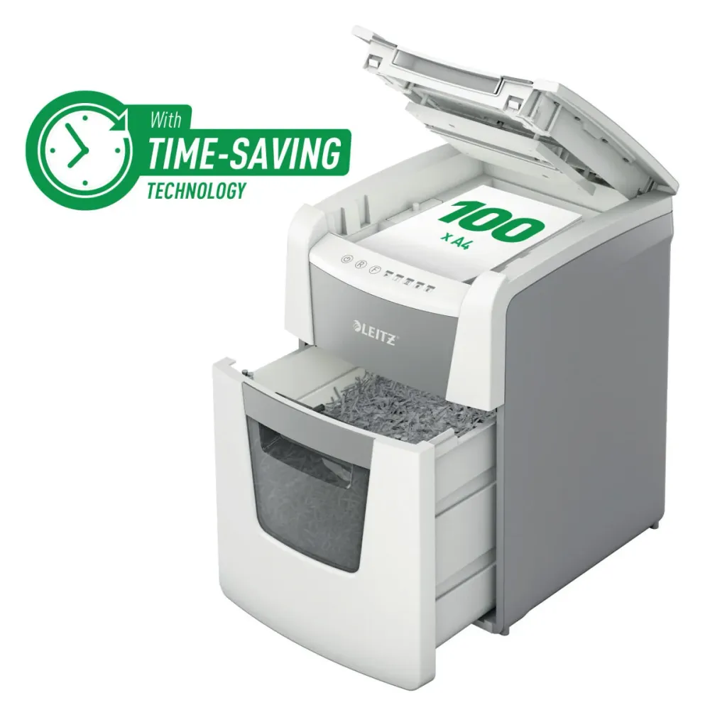 Déchiqueteuse de Papier Coupe Fine Leitz IQ 100 Autofeed