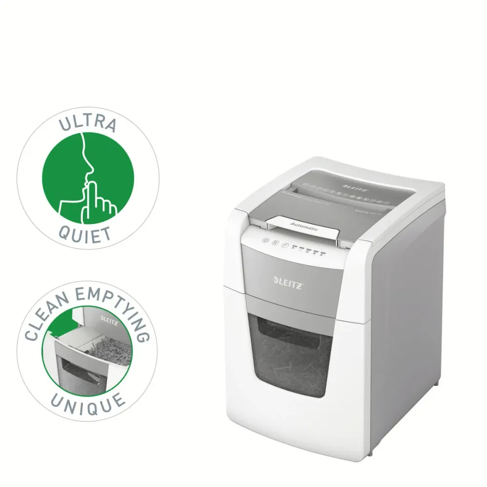 Déchiqueteuse de Papier Coupe Fine Leitz IQ 100 Autofeed