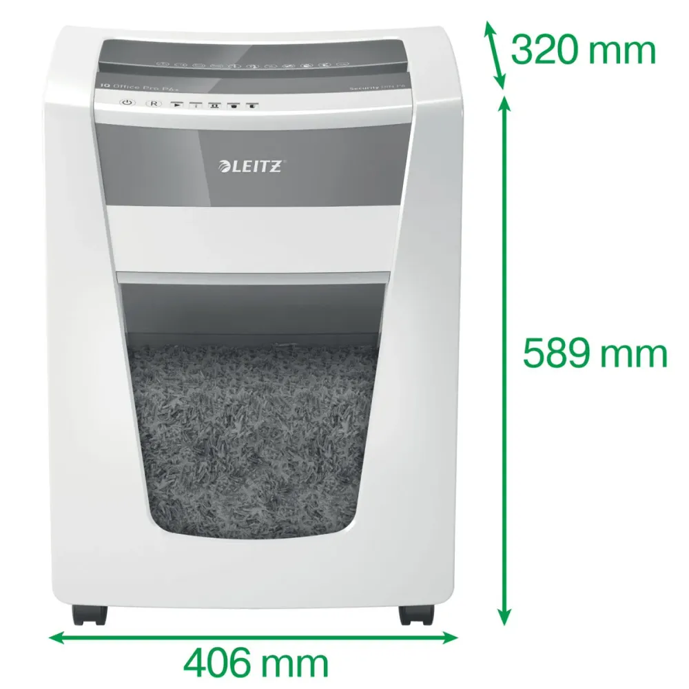 Déchiqueteuse de Papier Coupe Fine Leitz Office Pro P6+