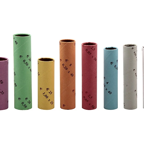 Lots de tubes de pièces de monnaie en papier Olympia pour monnayeur CC202 - 3701