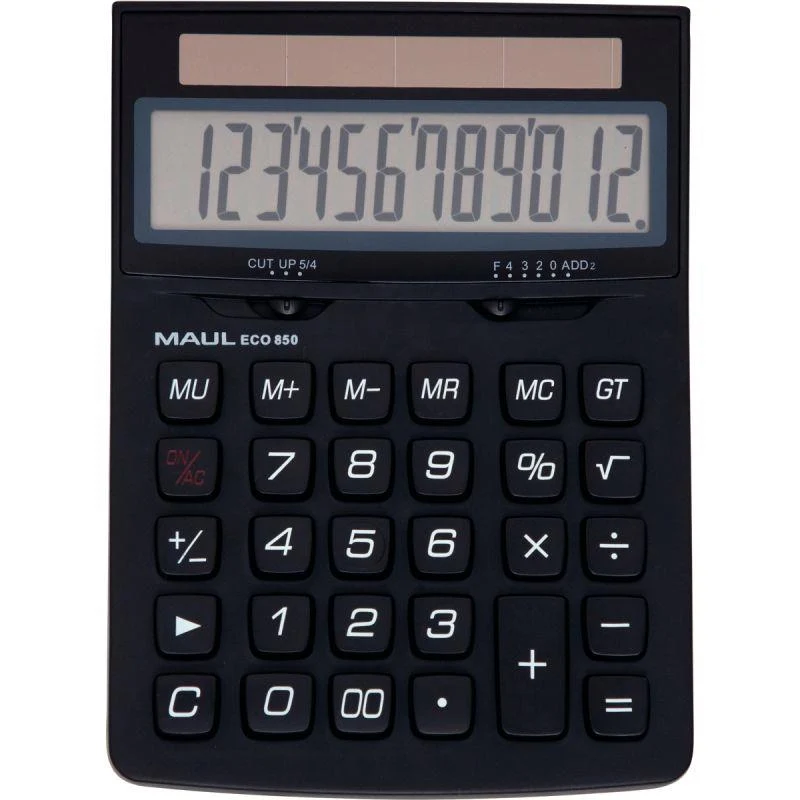 Machine à calculer de bureau MAUL 12 chiffres Green 850
