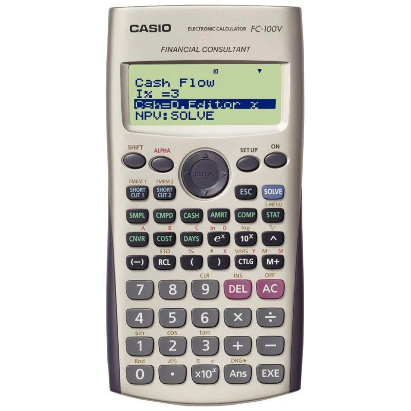 Machine à calculer financière CASIO FC-100V