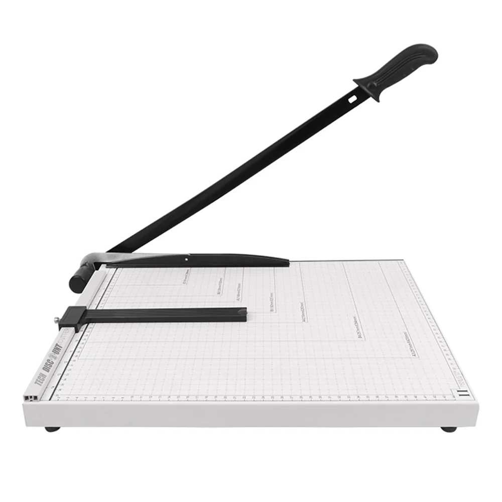 Massicot Type de guillotine Règle d'arrêt de positionnement Verrouillage de sécurité de la lame Coupe-papier de bureau