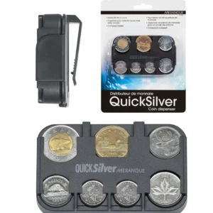Merangue Distributeur de Monnaie Quicksilver 4x2.5x0.75po