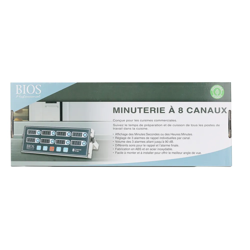 Minuterie à 8 canaux