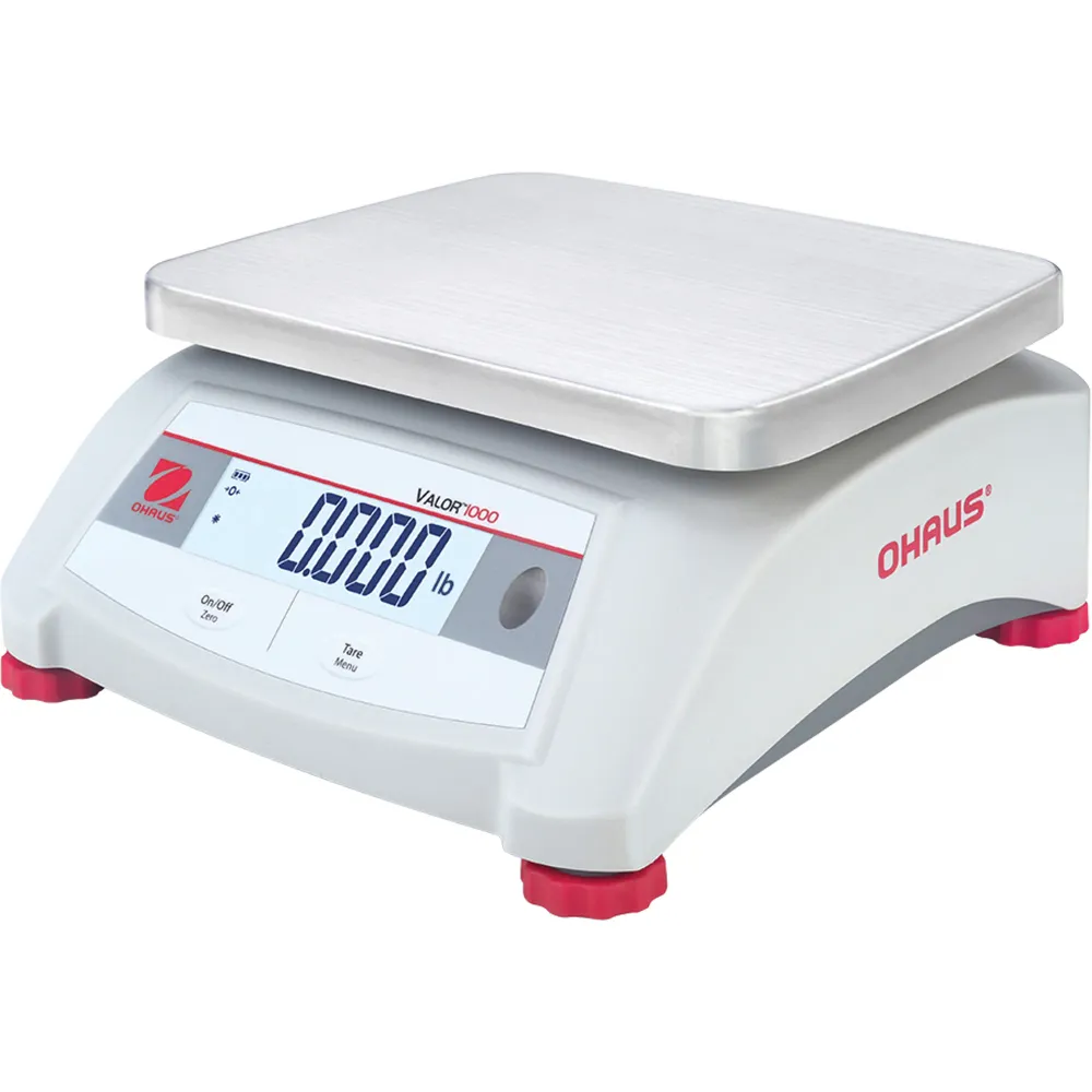 Balance de table compacte Valor® 1000, capacité de 6 lb / 3 kg, graduations de 0,5 g / 0,001 lb Ohaus