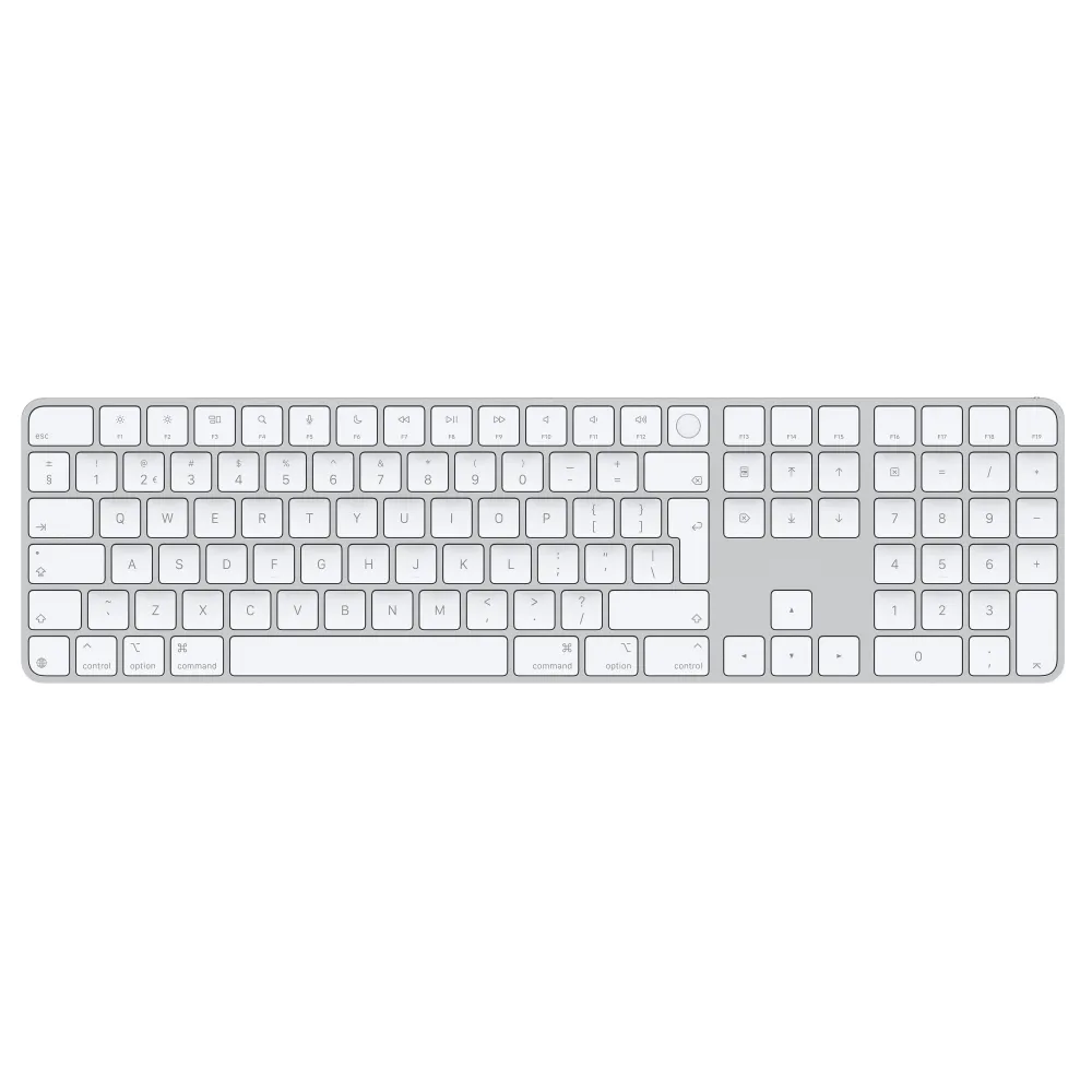 [OPEN BOX] Magic Keyboard avec Touch ID et pavé numérique pour les Mac avec puce Apple - Néerlandais - Touches blanches (U...