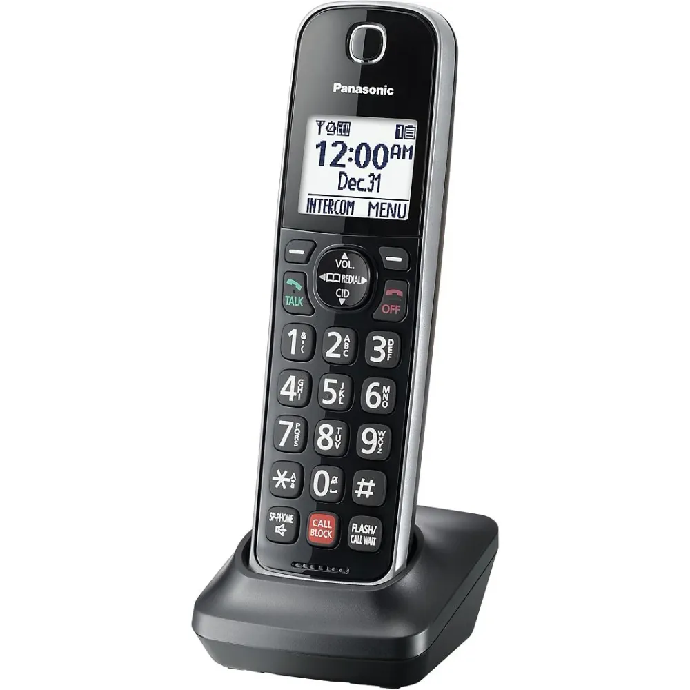 Panasonic Système téléphonique avec 1 combiné filaire et 1 combiné sans fil KX-TGF870B