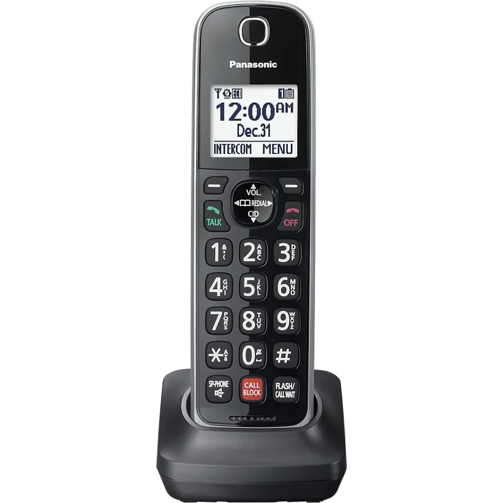 Panasonic Système téléphonique avec 1 combiné filaire et 1 combiné sans fil KX-TGF870B
