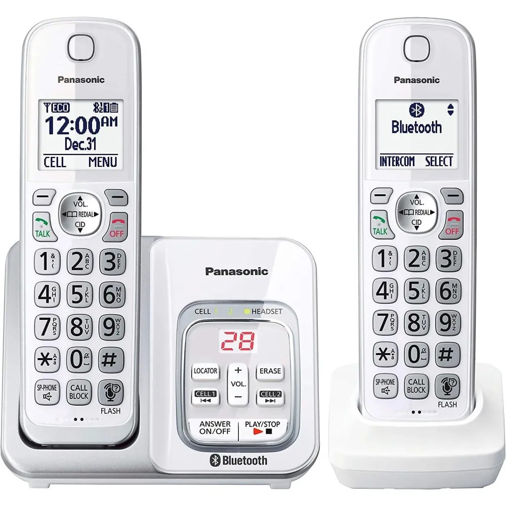 Panasonic Téléphone sans fil avec 1 combiné KX-TGD592W