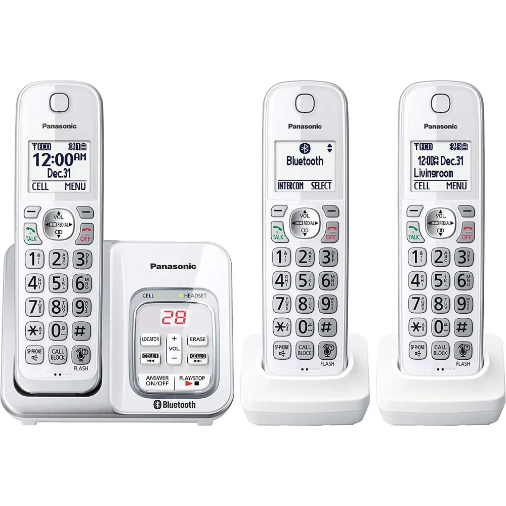 Panasonic Téléphone sans fil avec 1 combiné KX-TGD593W