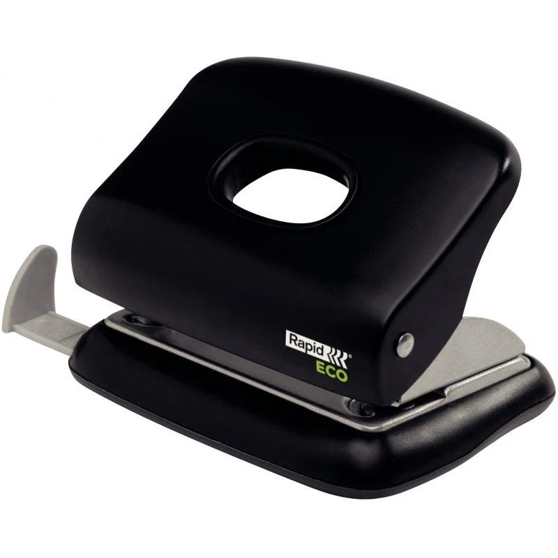 Perforateur Rapid Eco 2 trous noir