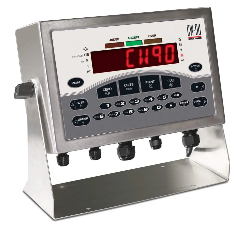 Indicateur checkweigher Rice Lake CW-90 et CW-90X