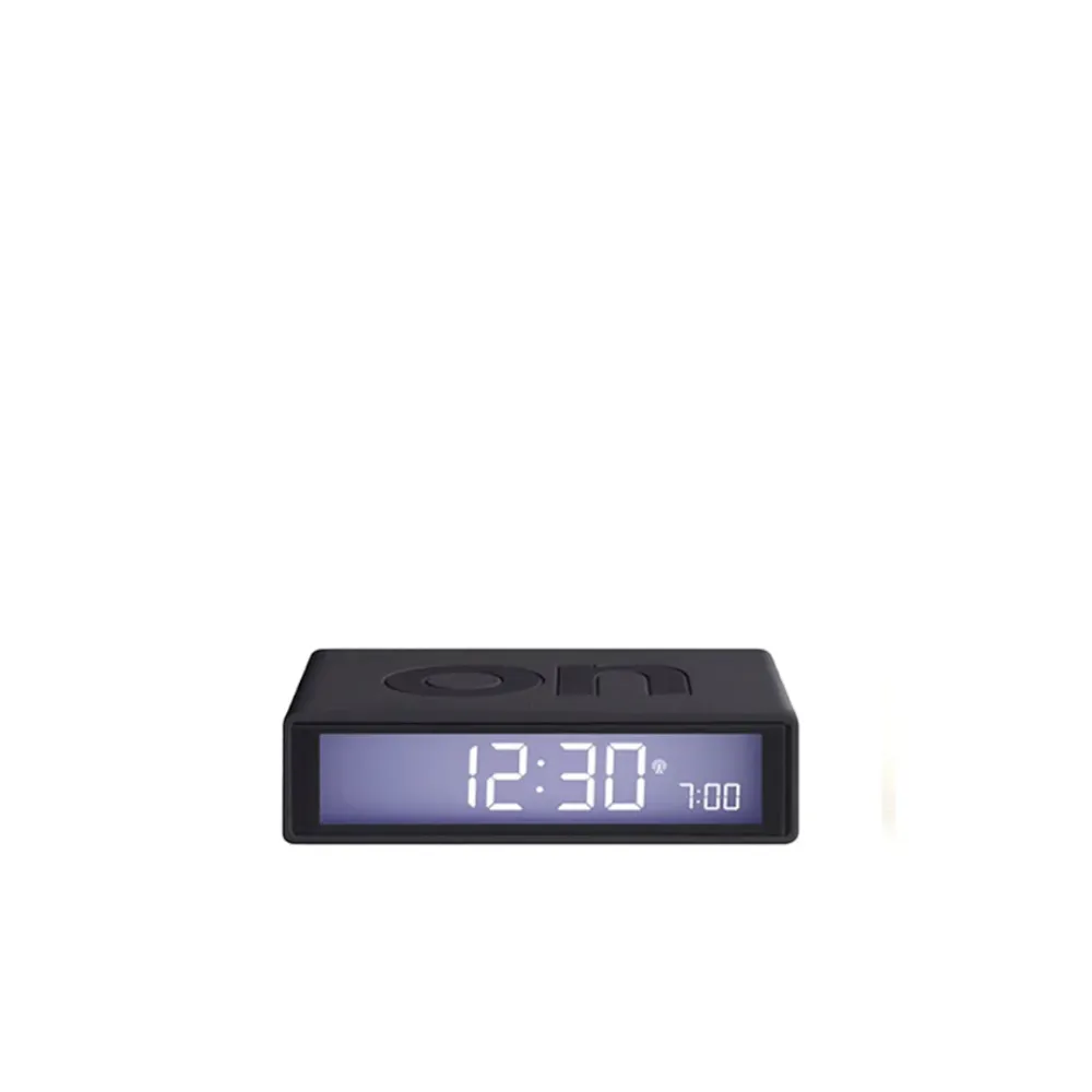 Réveil Flip Classic Lexon - Gris foncé