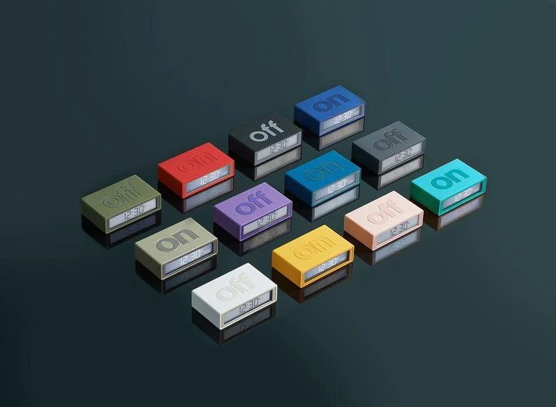 Réveil Flip mini Lexon - Or