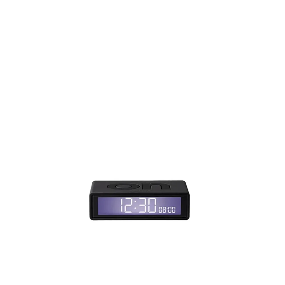 Réveil Flip mini Lexon - gris foncé