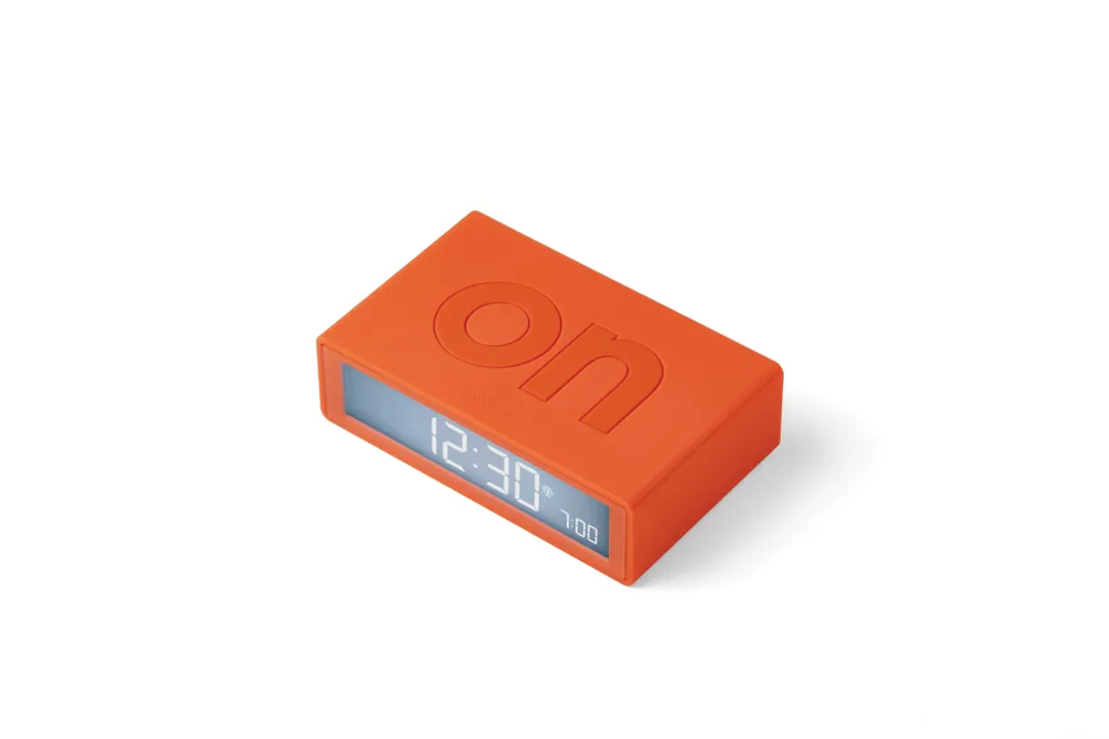 Réveil Flip mini Lexon - orange