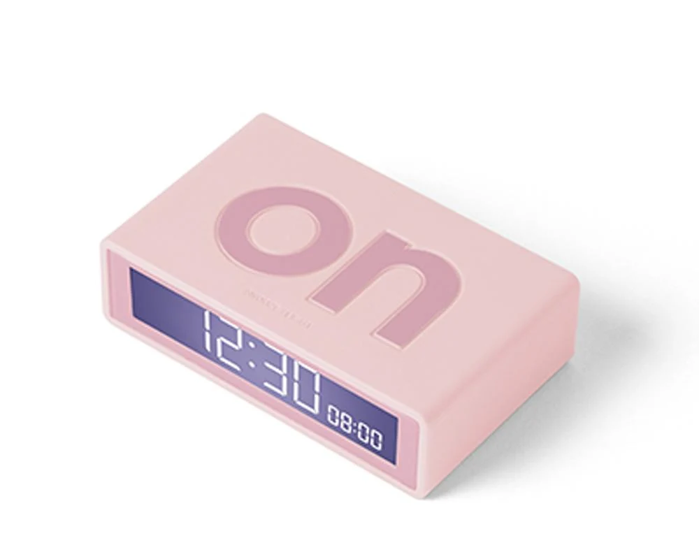 Réveil Flip mini Lexon - Rose