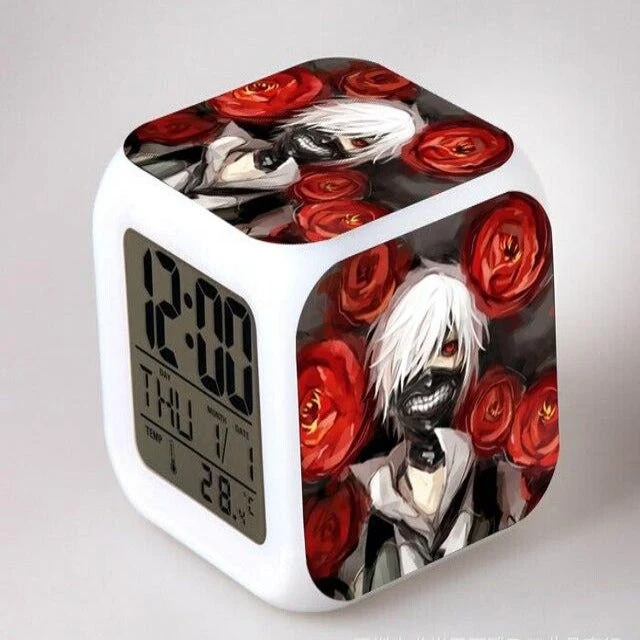 Réveil Ken Kaneki Fleurs Tokyo Ghoul