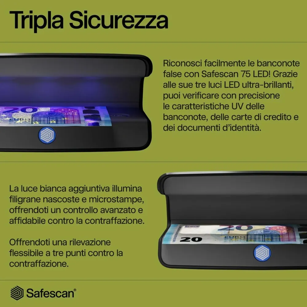 Détecteur de Faux Billets Safescan 131-0723