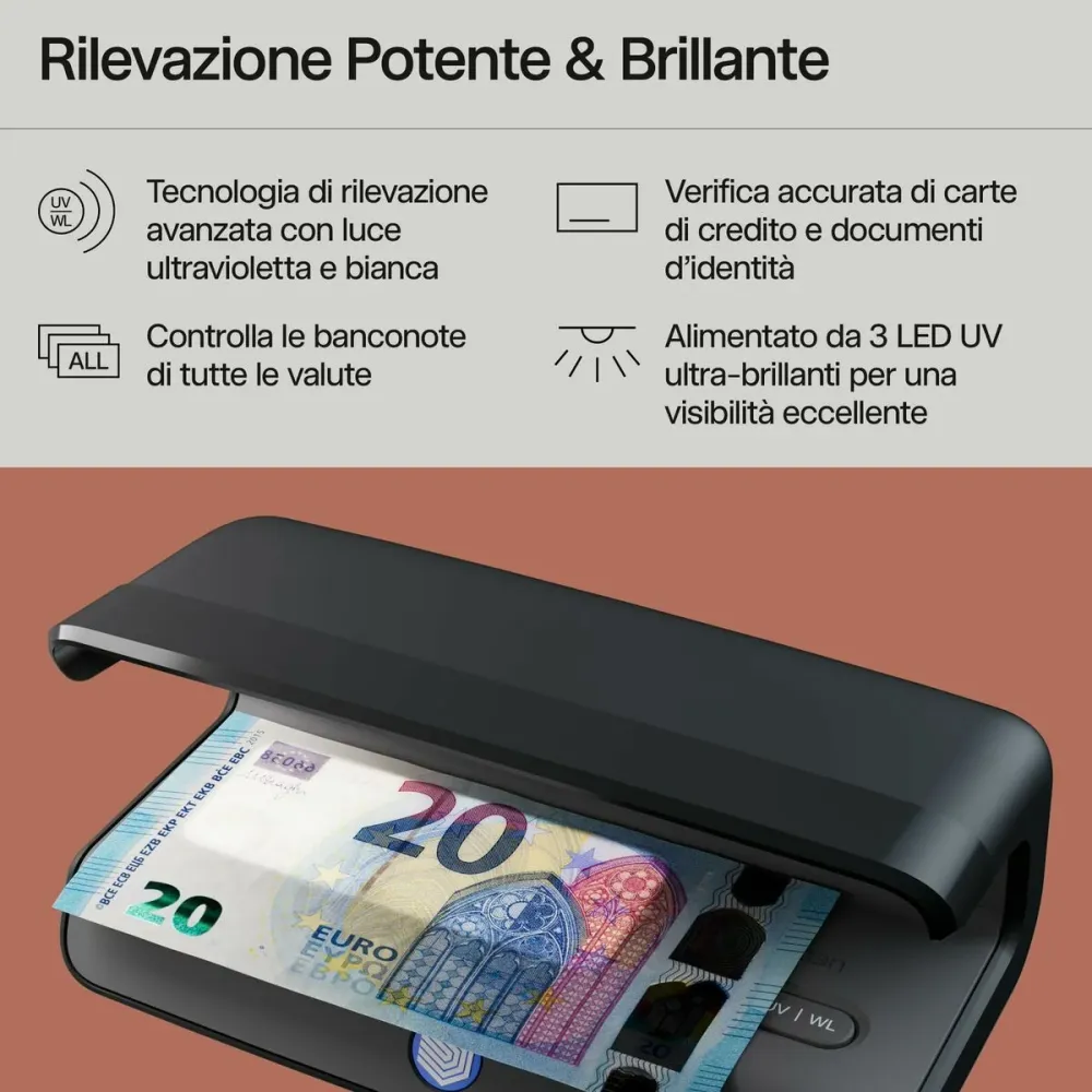Détecteur de Faux Billets Safescan 131-0723