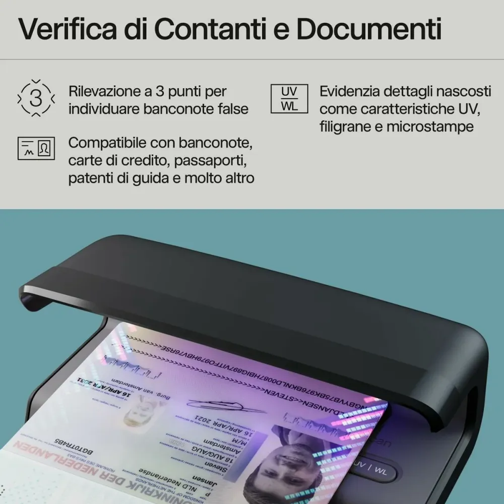 Détecteur de Faux Billets Safescan 131-0723