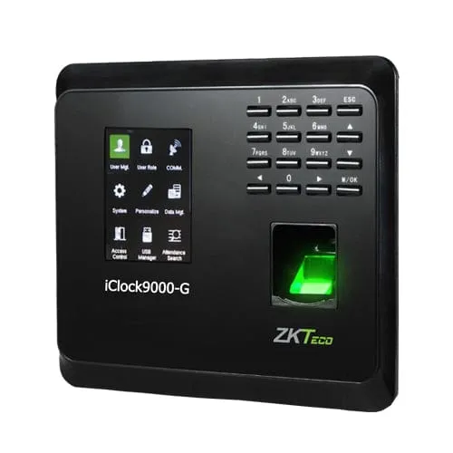 Pointeuse à empreinte ZKteco Noir (iClock9000-G)