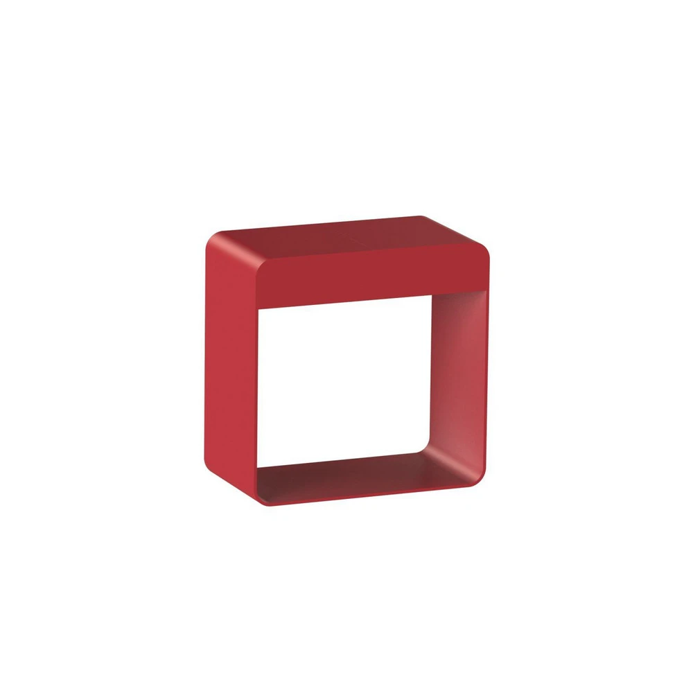 Lampe à poser LED accumulateur Dama, rouge, aluminium, ABS