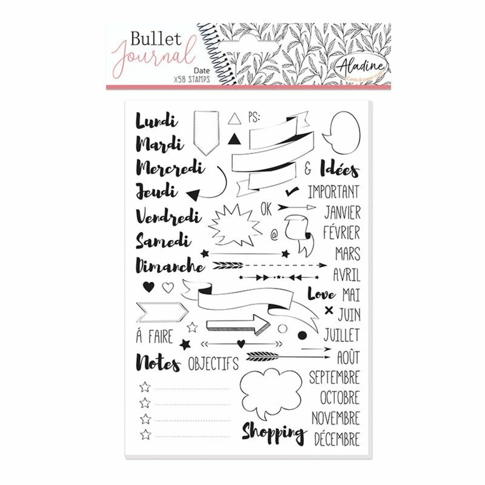 Planificateur de projets Tampons mousse pour agenda - dates